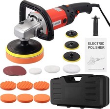 Clearance |  JUSTOOL 1400W Electric Car Polisher 8 Speeds 600-3600RPM Polisher