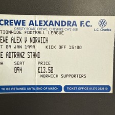 Crewe Alexandra v Norwich