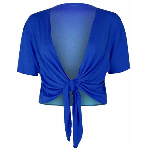 Ladies cap sleeve tie - ladies, front