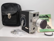 Vintage 60s. Magnon Zoom 808. 8mm Super 8 Movie Camera. original instructions
