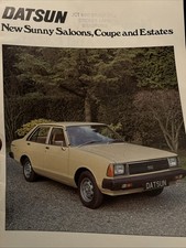 The Datsun Sunny Saloons Coupe