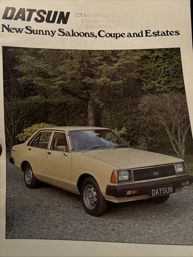 The datsun sunny saloons coupe - datsun,