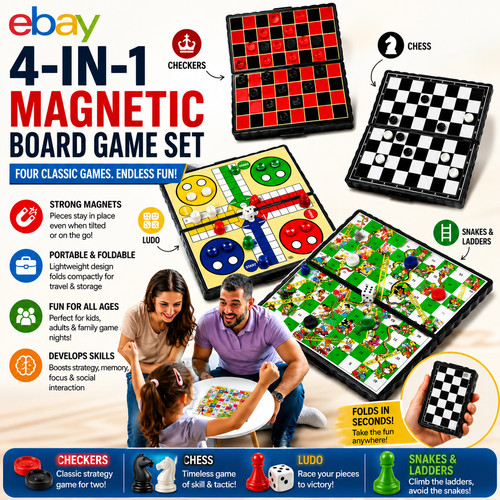 Mini magnetic travel board - magnetic,