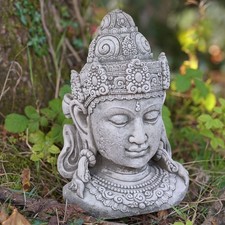Thai lady buddha bust stone - thai,