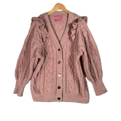 Gelato pique frill cardigan - frill,