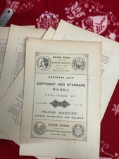 Antique COPYRIGHT AND STANDARD WORKS international Exhibition London 1862