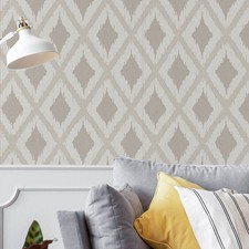 Fresco Ikat Geometric Ochre