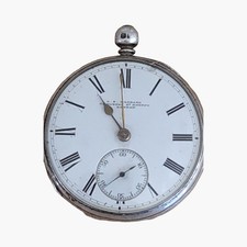 Antique Silver Fusee Pocket