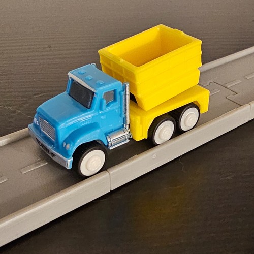 Blue scissor bucket truck - scissor,