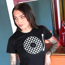 Ska tshirt ladies record - ladies,