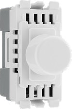 BG RDLT Nexus Grid White 2 Way 200W Trailing Edge Dimmer Module