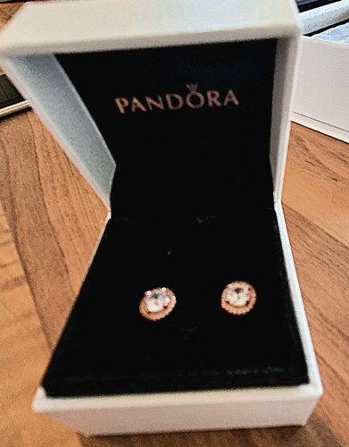 Pandora rose gold - gold, stud