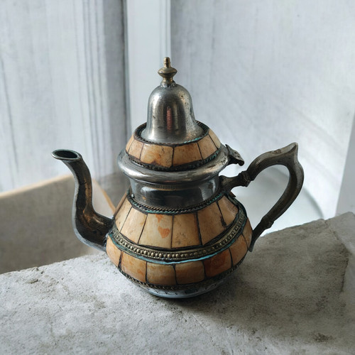 Vintage moroccan teapot camel - teapot,