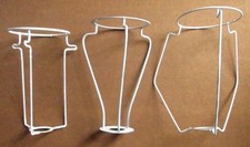 3 x Metal B22 Lighting Lamp Shade Carrier Table/Floor Lamps 6" / 6½" / 7"