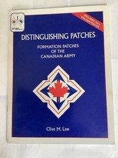DISTINGUISHING PATCHES, FORMATION PATCHES OF CANADIAN ARMY -1st ED COLOUR POSTER