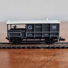 Graham Farish N Gauge 3104 GWR 20T Brake Van Rn.114926 Plymouth Grey Unboxed 