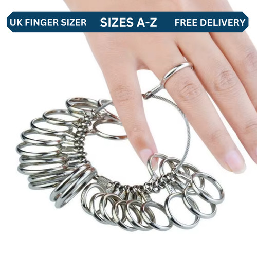 Metal ring finger sizer - ring,