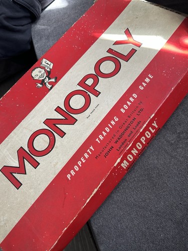 Monopoly board game 1960s - monopoly,