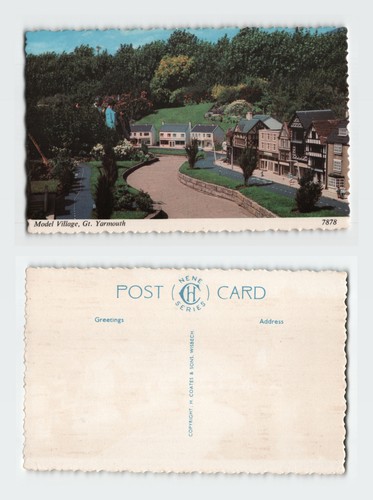 Vintage postcard model - postcard,