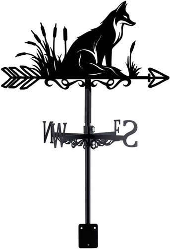 Fox weather vane meadow - meadow,