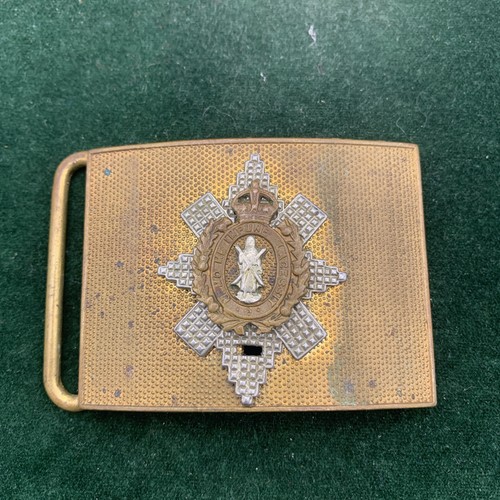 The black watch brass belt - black,