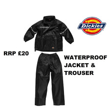 Childs Waterproof Suit Jacket + Trousers Rain Set Kids BLACK FRIDAY SALE