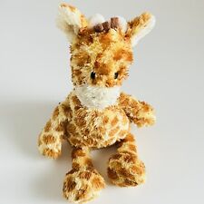 M&S Giraffe Comforter Soother Plush Toy 12” Teddy Marks And Spencer Yellow Brown