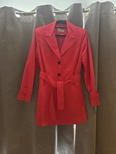Bright Red Klaudia Rain Coat