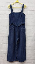 Next Dungarees Denim Striped