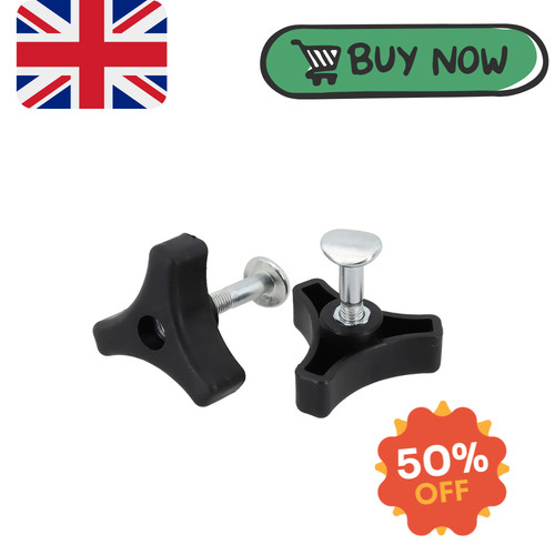 2pcs triangle handle knob nut - 2pcs,