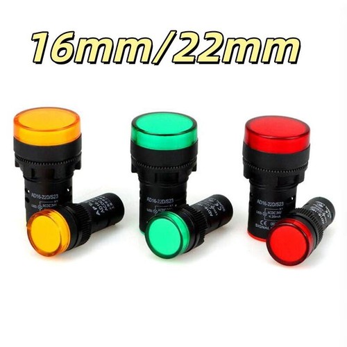 Indicator pilot 16mm 22mm led - indicator,