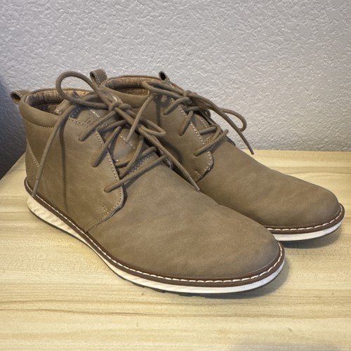Chaps men brown faux suede - men's,