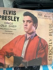 Elvis Presley.  Sings Old Shep.   7” vinyl   RCA.  1959. E.P.