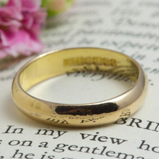 Vintage 1964 Solid 22ct Gold