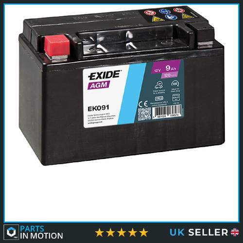 Exide ek091 agm car - exide,