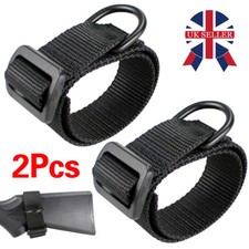 2xTactical Gun Sling Adapter D Ring Loop Shoulder-Strap Attachment for Buttstock