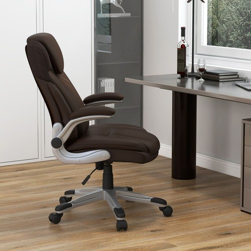 Leather computer desk chair - pu,