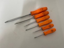 Snap On Tools Screwdriver Set Harley Davidson Old Style Hard Handle 6pc Set