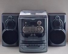 EGL Music Centre Hi-Fi - CD, Radio, Cassette, Turntable w/ Speakers