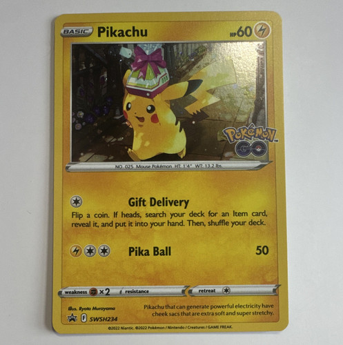 Pikachu holo promo - pikachu,