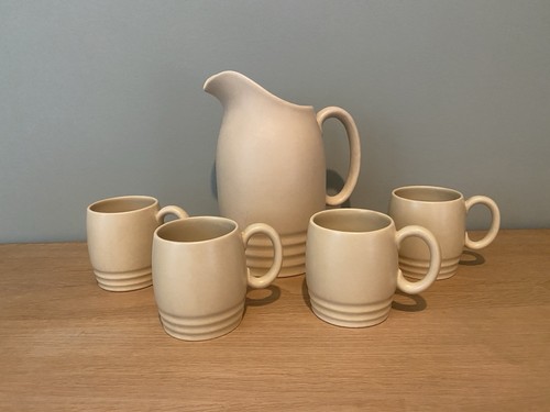 Vintage gray pottery 1930s - vintage, gray's