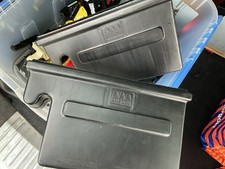 BELL FRUIT FRUIT MACHINE PLASTIC CASH BOXES X 2 PAIR VERY TIDY COIN BOXES 