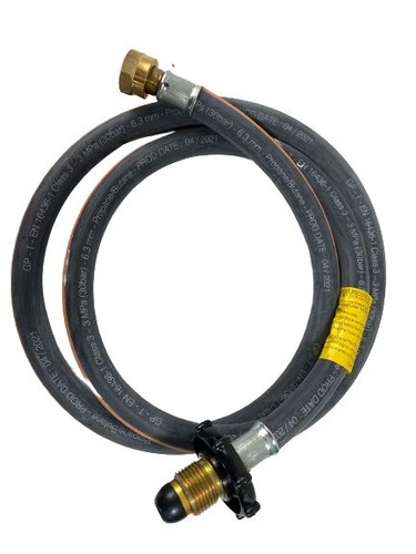 Pigtail gas hose - 1.5m, metre