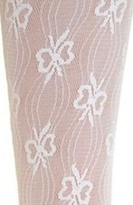 NEW GIRLS TIGHTS PLAIN OR NOTTINGHAM LACE WHITE OR IVORY PINK DAISY BABY TO TEEN
