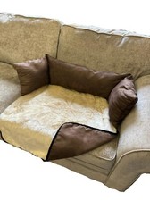 PnH Sofa Dog Bed, Faux Fur &