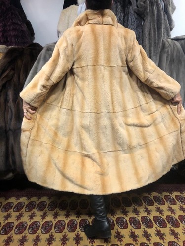 Real fur coat - real, shaved