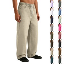 Men's Baggy Hip Hop Jeans Wide
