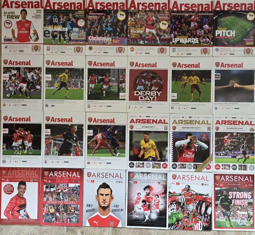 Arsenal home programmes - arsenal,