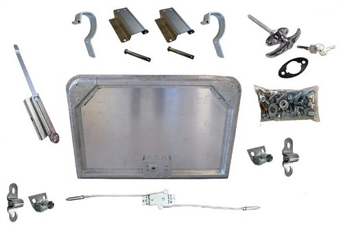 Cat flap solid tailgate - cat, rear
