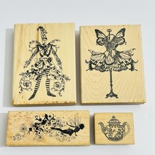 Lot Of Wood Mounted Rubber